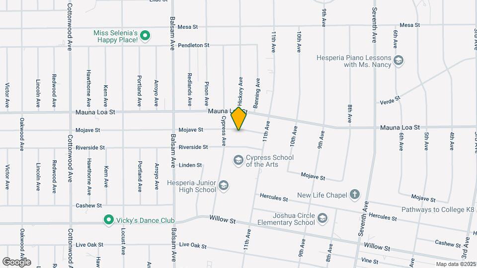 15555 Mojave St Map and Location Details