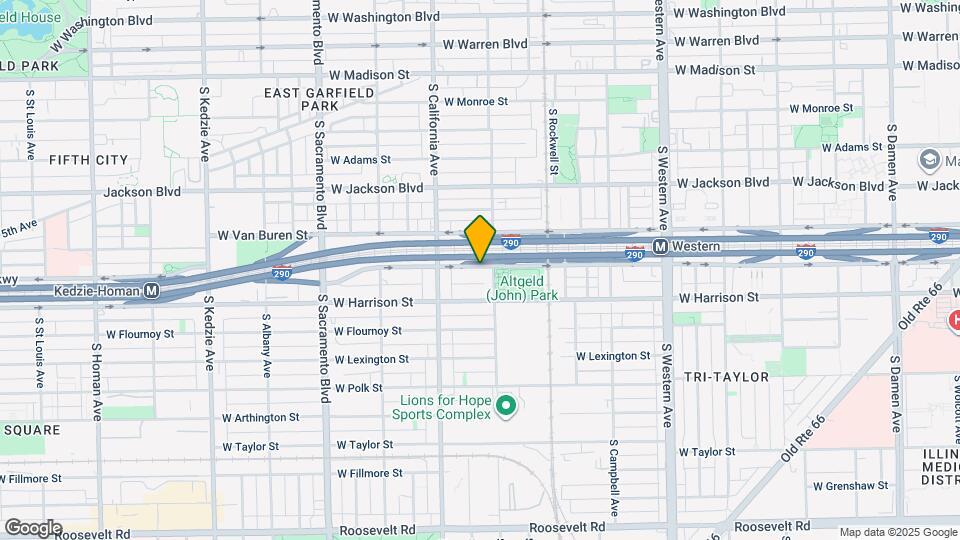 2711 W Congress Pkwy Map and Location Details