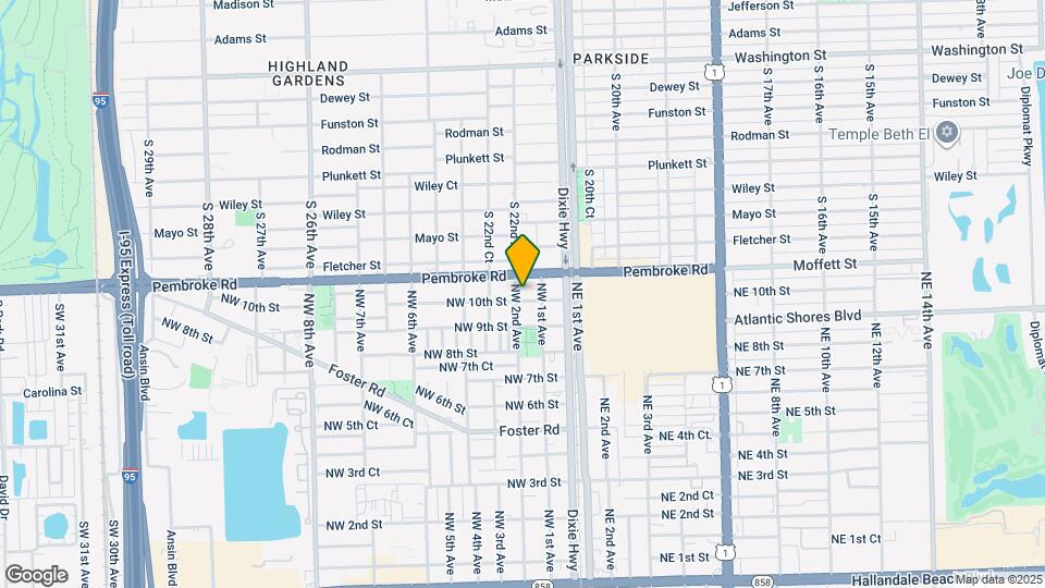 116 NW 10th St Map and Location Details
