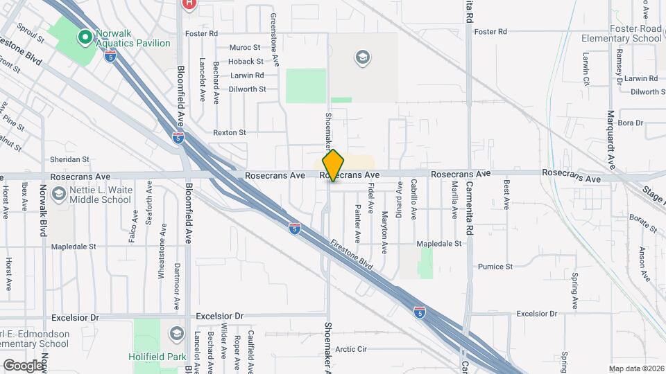 13003 Liggett St Map and Location Details