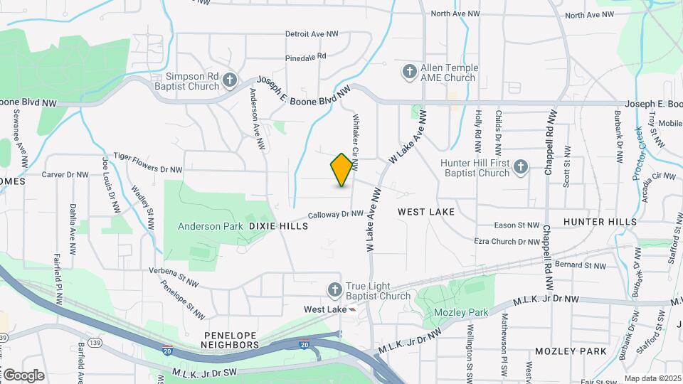 1801 Oakmont Dr NW Map and Location Details