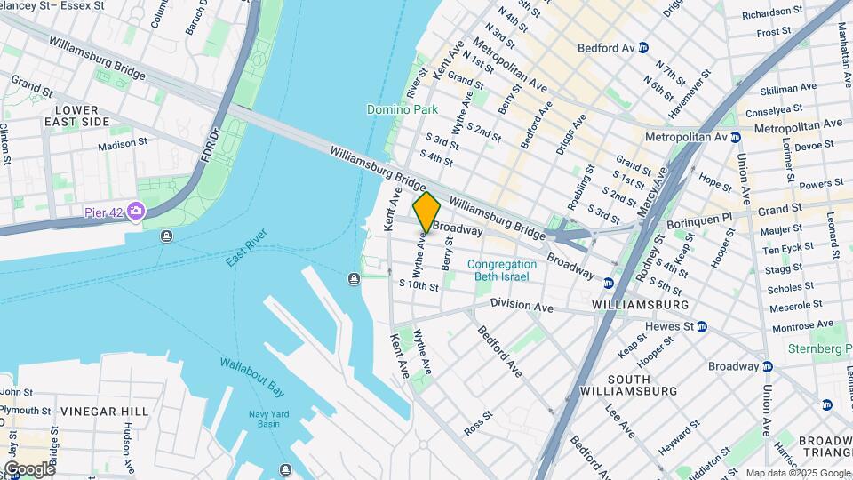 425 Wythe Ave Mapa y Detalles de la Ubicación