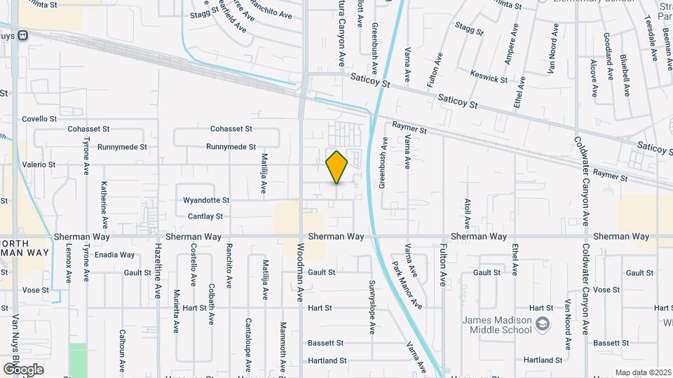 7321 Ventura Canyon Ave Map and Location Details