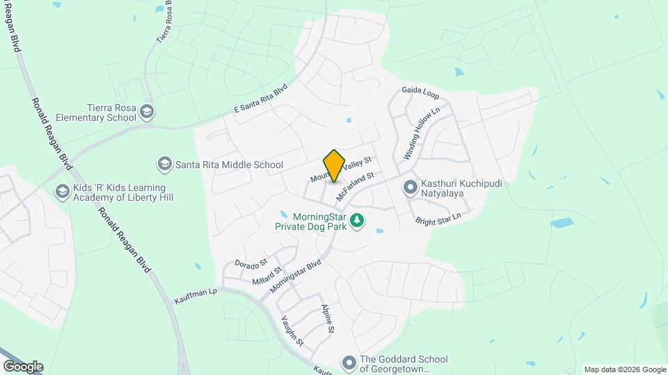 128 Tucana St Mapa y Detalles de la Ubicación