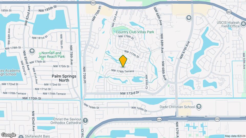 7211 NW 174th Terrace Map and Location Details