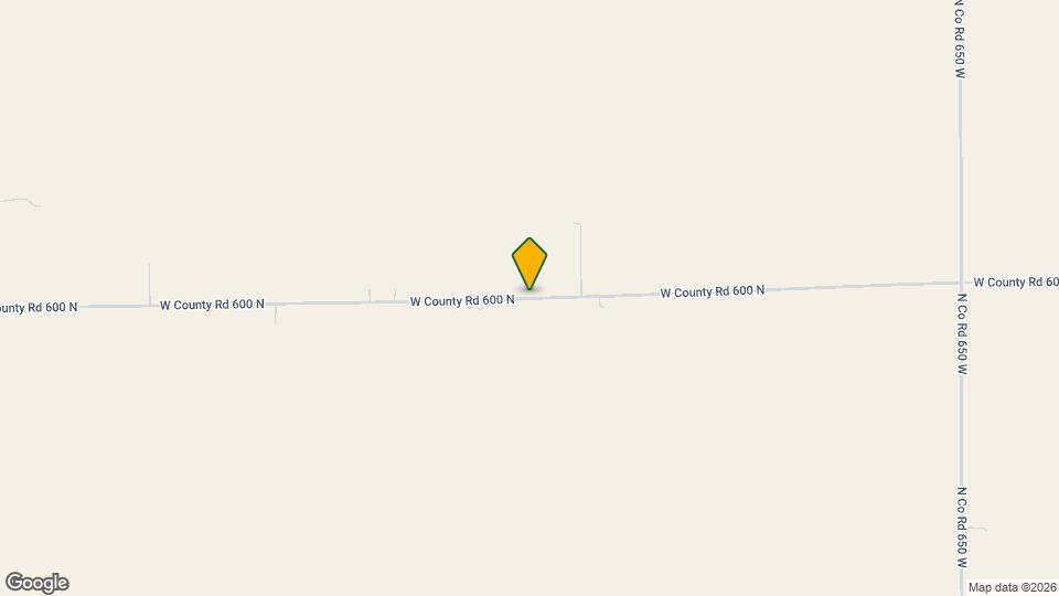 7314 W County Rd 600 N Map and Location Details