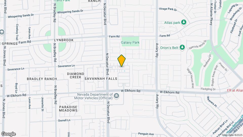 7322 N Decatur Blvd Map and Location Details