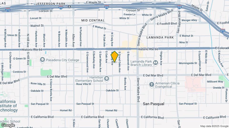 122 S Craig Ave Mapa y Detalles de la Ubicación