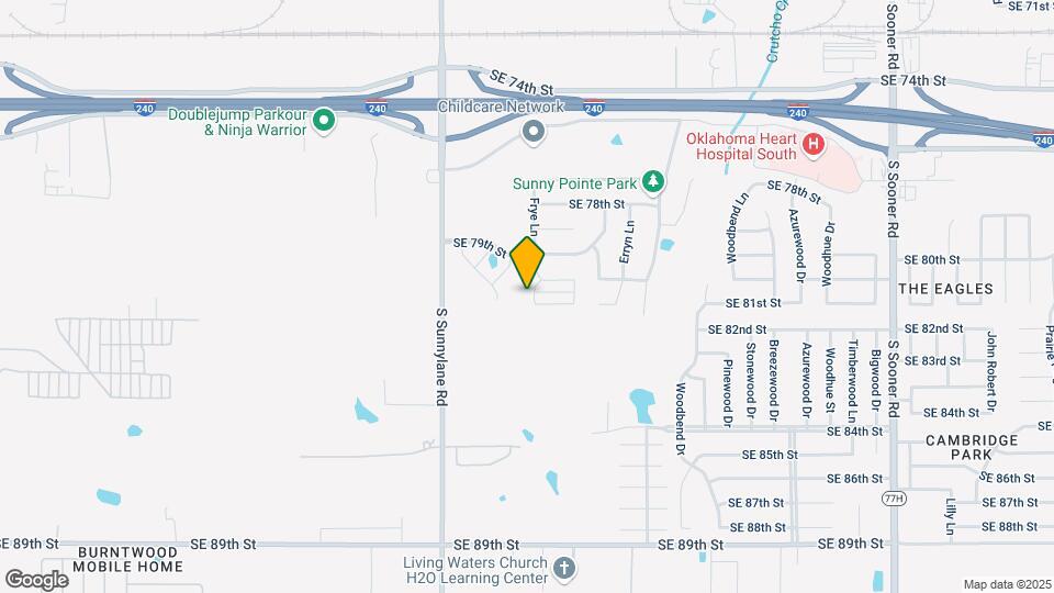 8113 Frye Ln Map and Location Details