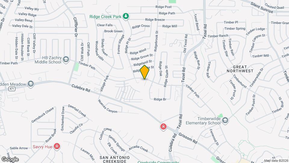 6123 Ridge Arbor St Map and Location Details