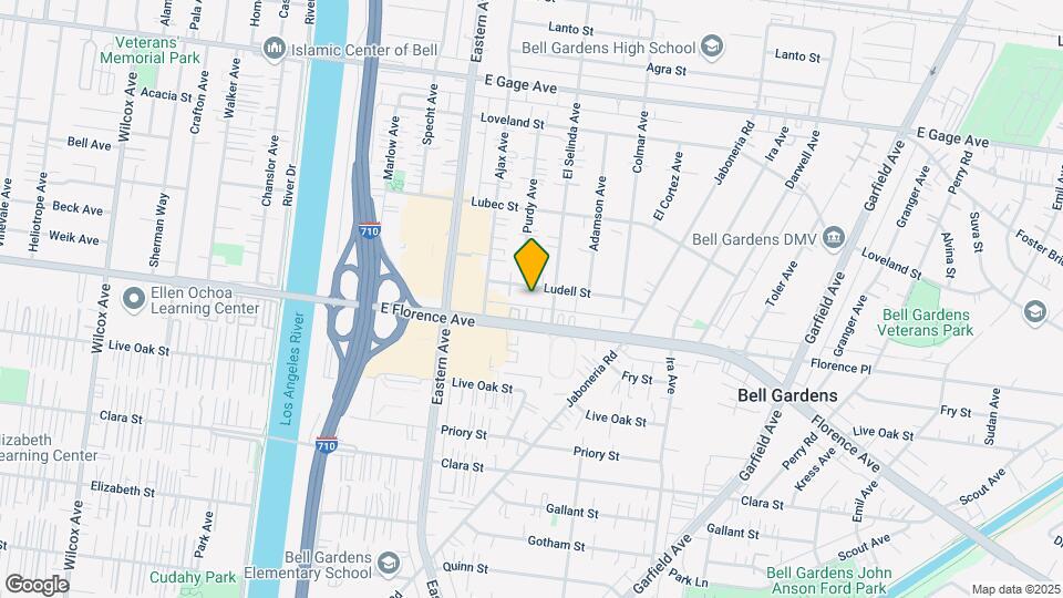 5848 Ludell St Mapa y Detalles de la Ubicación