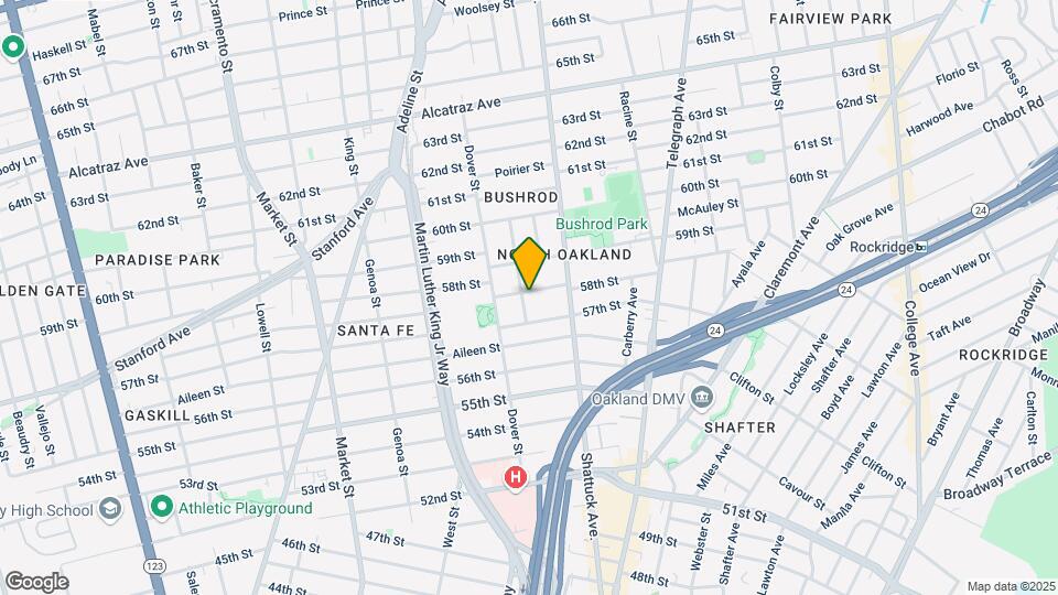 5740 MacCall St, Unit B Map and Location Details