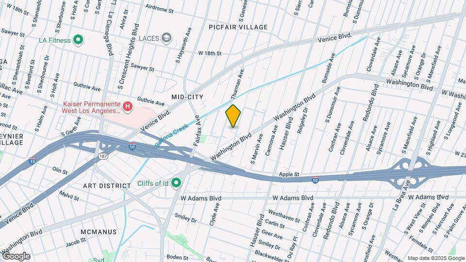 2227 Clyde Ave, Unit Apt #4 Map and Location Details