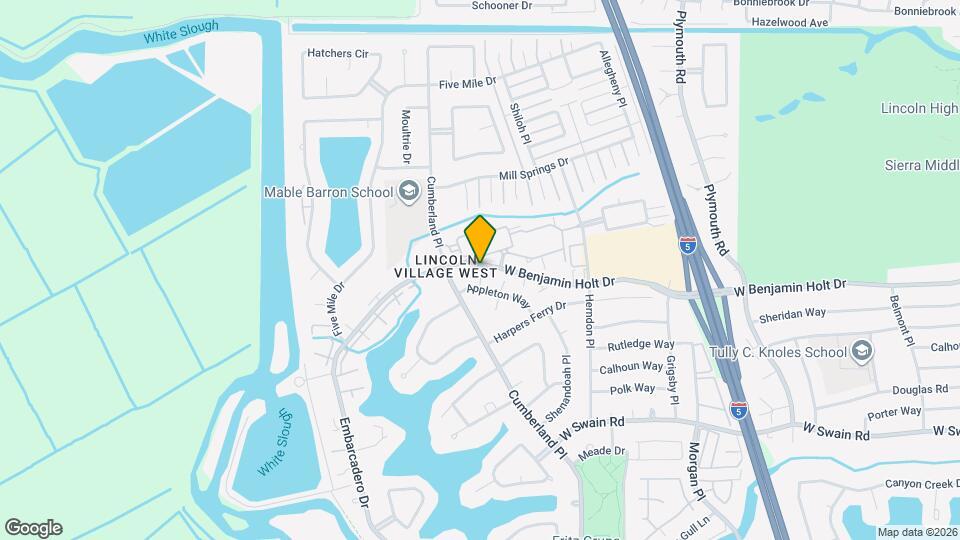 3639 Appleton Way Map and Location Details