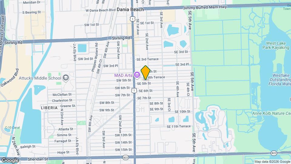 107 SE 5th St Map and Location Details