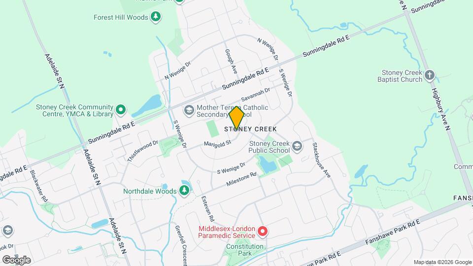 1004 Marigold St Map and Location Details