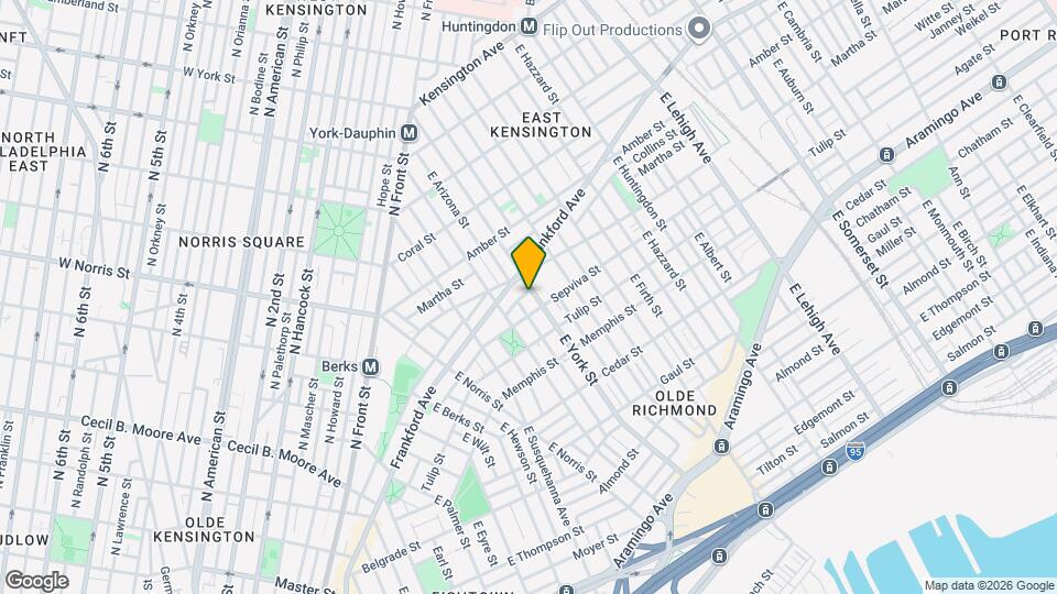 2162 E York St Map and Location Details