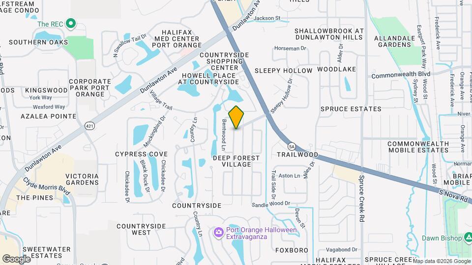 923 Sand Crest Dr Map and Location Details