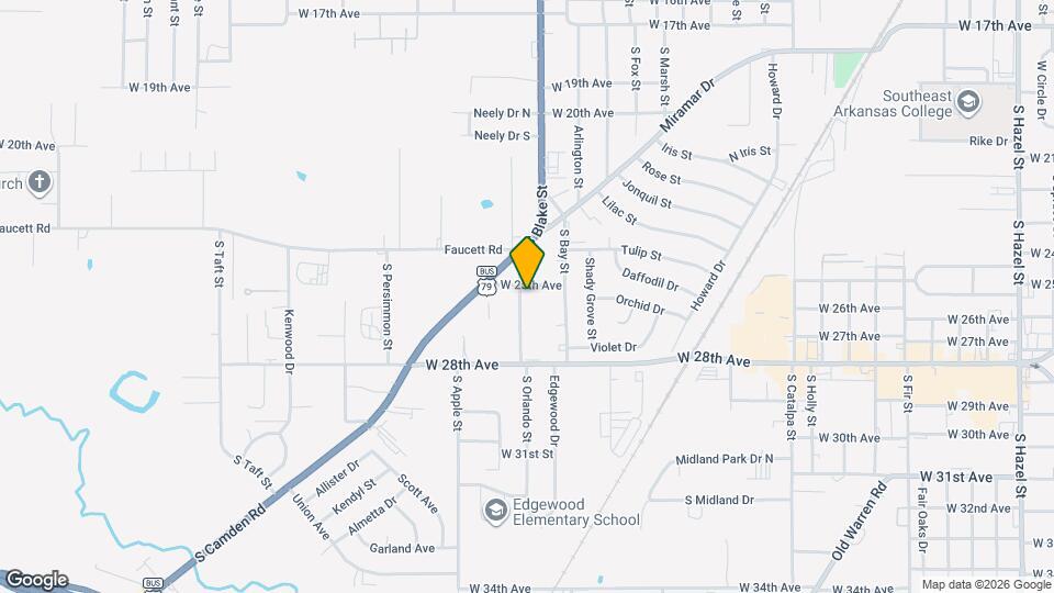 2503 S Orlando St Map and Location Details