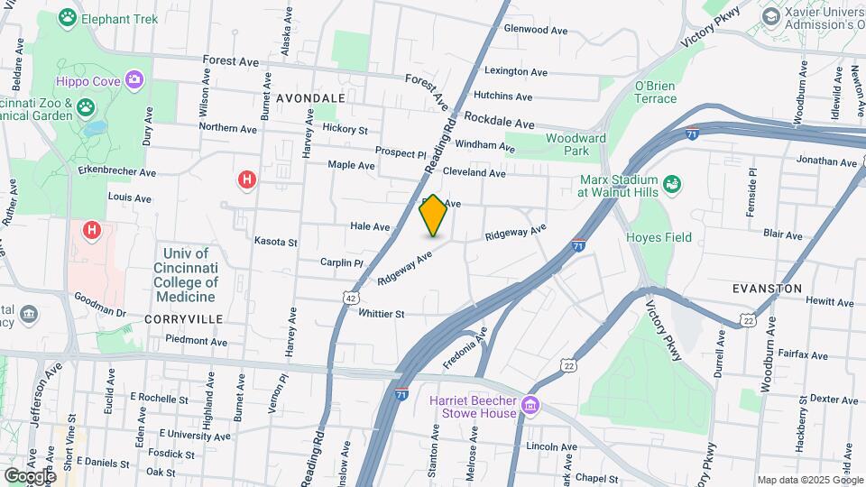 770 Ridgeway Ave Map and Location Details