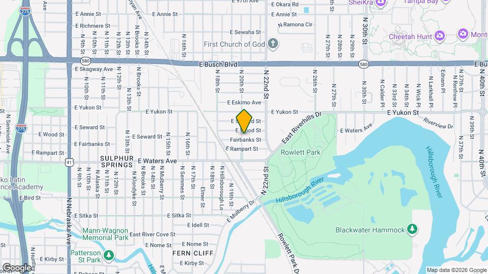 2002 Fairbanks St, Unit Unit 5 Map and Location Details