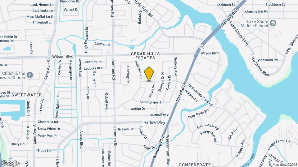 6154 Cedar Hills Blvd Map and Location Details