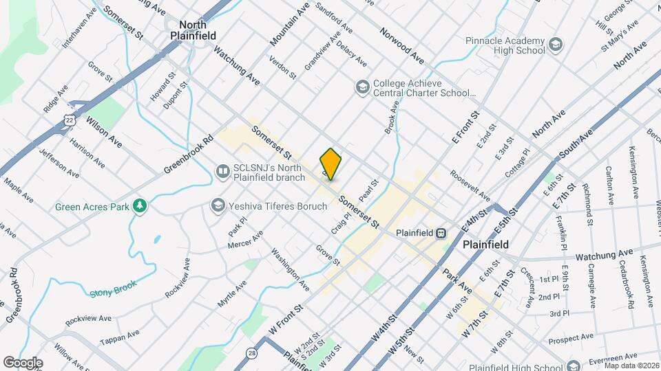 194-200 Somerset Street Mapa y Detalles de la Ubicación