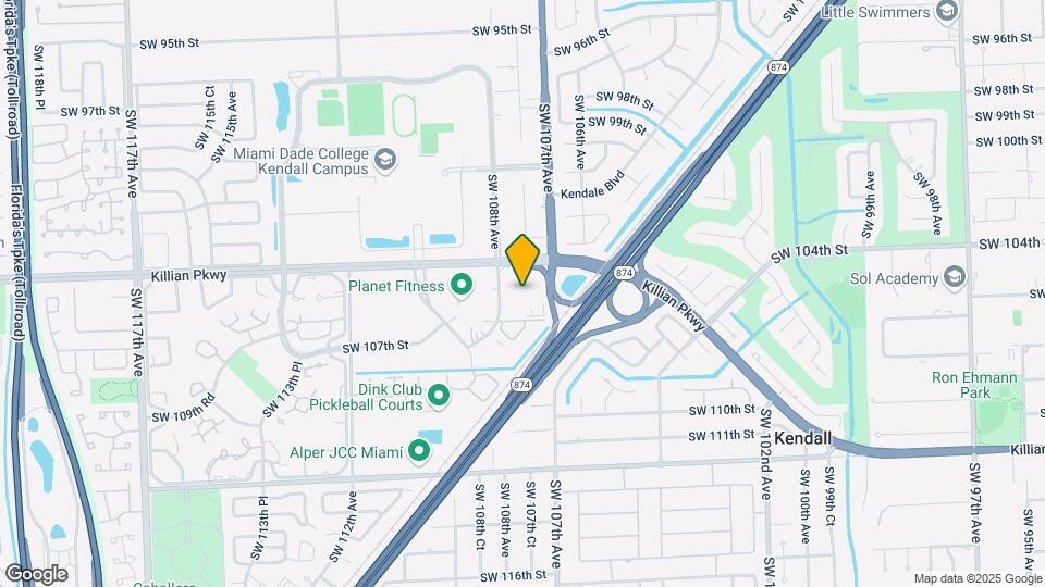 10401 SW 108th Ave Map and Location Details