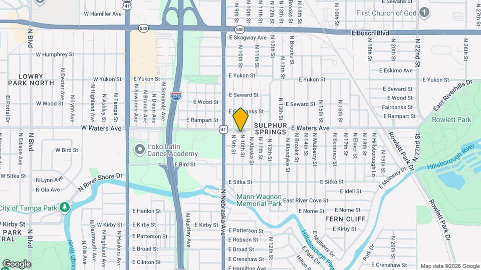 8312 N 10th St Mapa y Detalles de la Ubicación