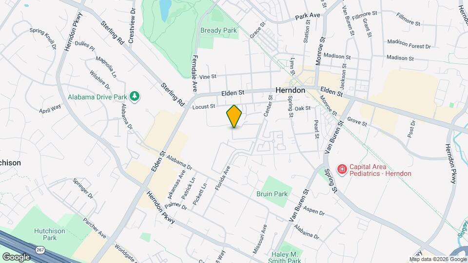 613 Center St Map and Location Details