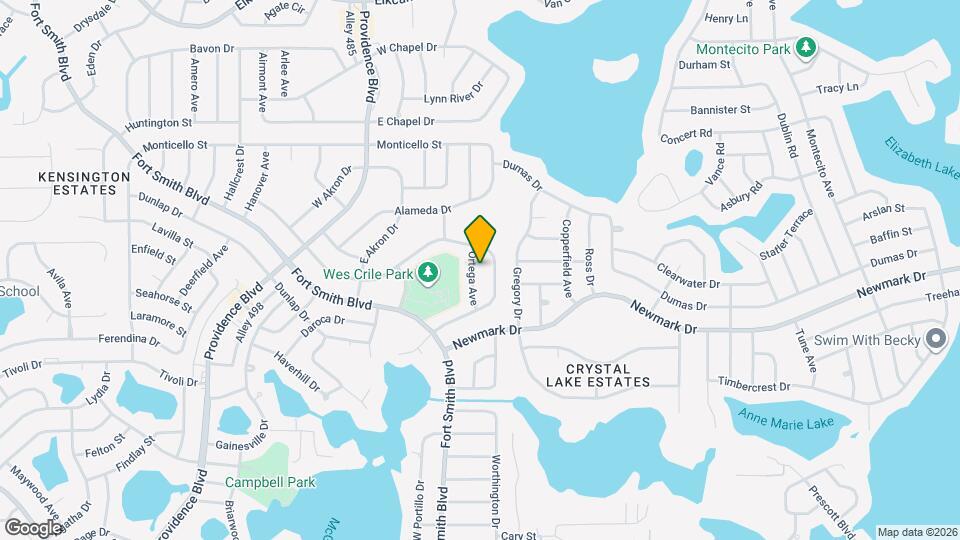 1551 Ortega Ave Map and Location Details