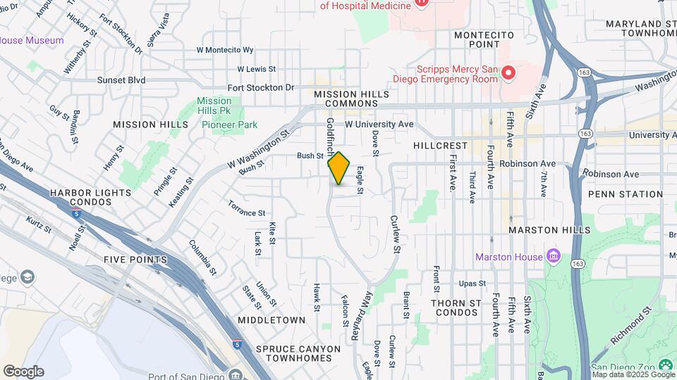 836 W Pennsylvania Ave Map and Location Details