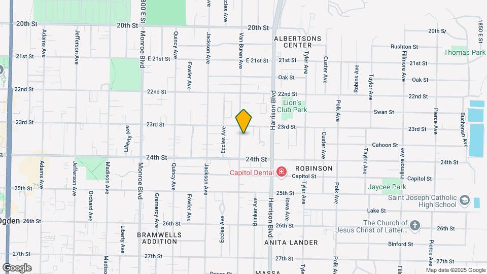 2324 Van Buren Ave Map and Location Details