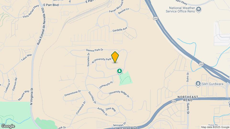 3545 Rock Ridge Ct Map and Location Details