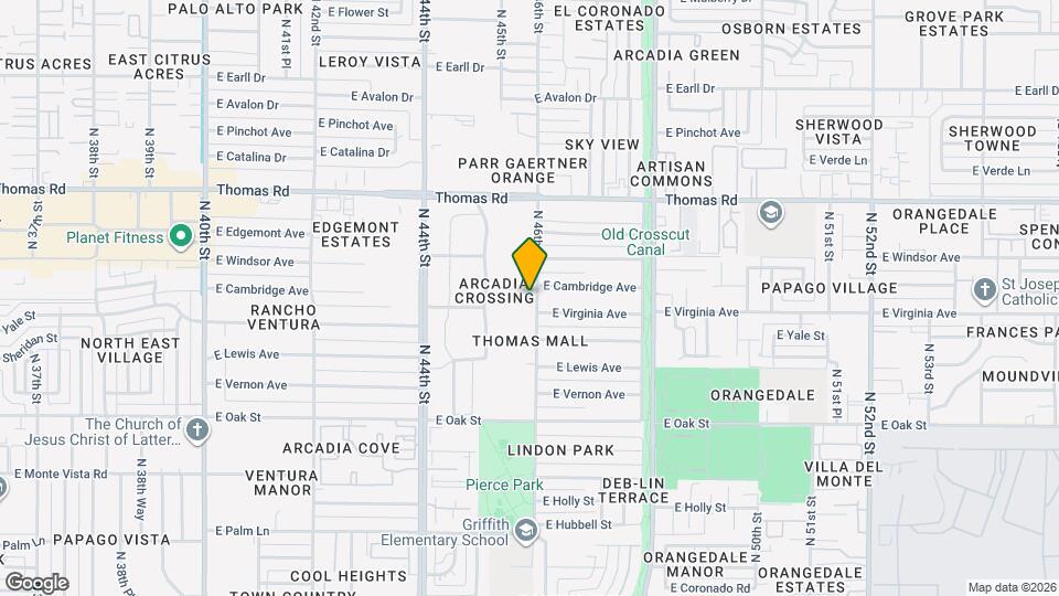 2614 N 46th St Map and Location Details