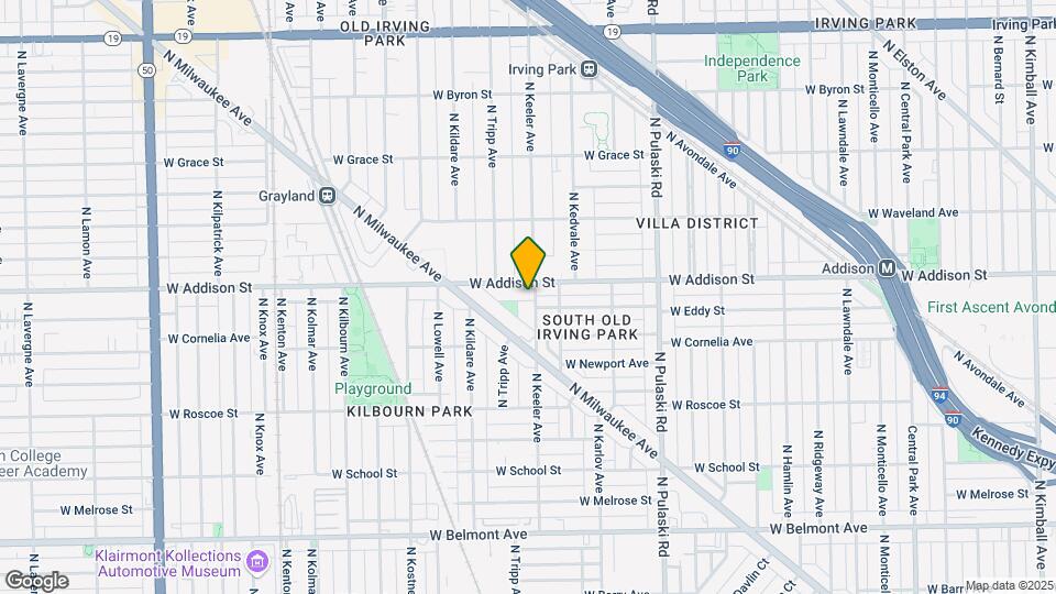 3548-3556 N Keeler Ave Map and Location Details