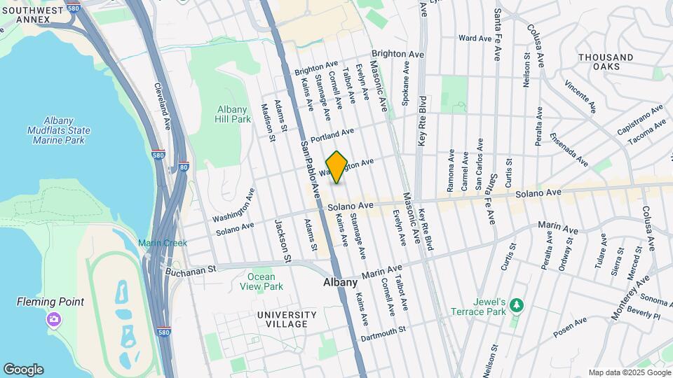 821 Kains Ave Mapa y Detalles de la Ubicación