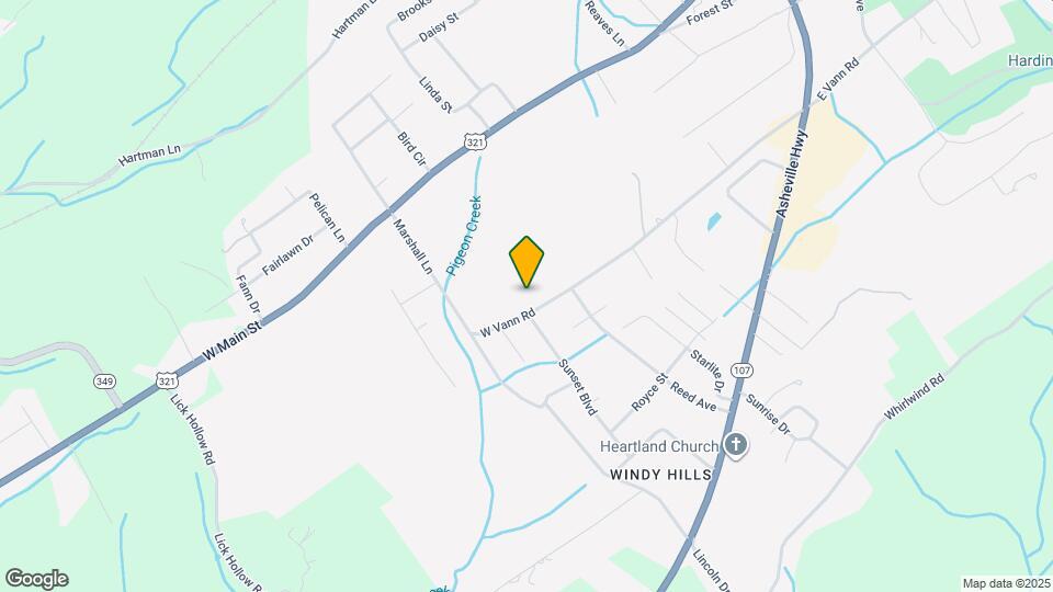 1092 W Vann Rd Map and Location Details