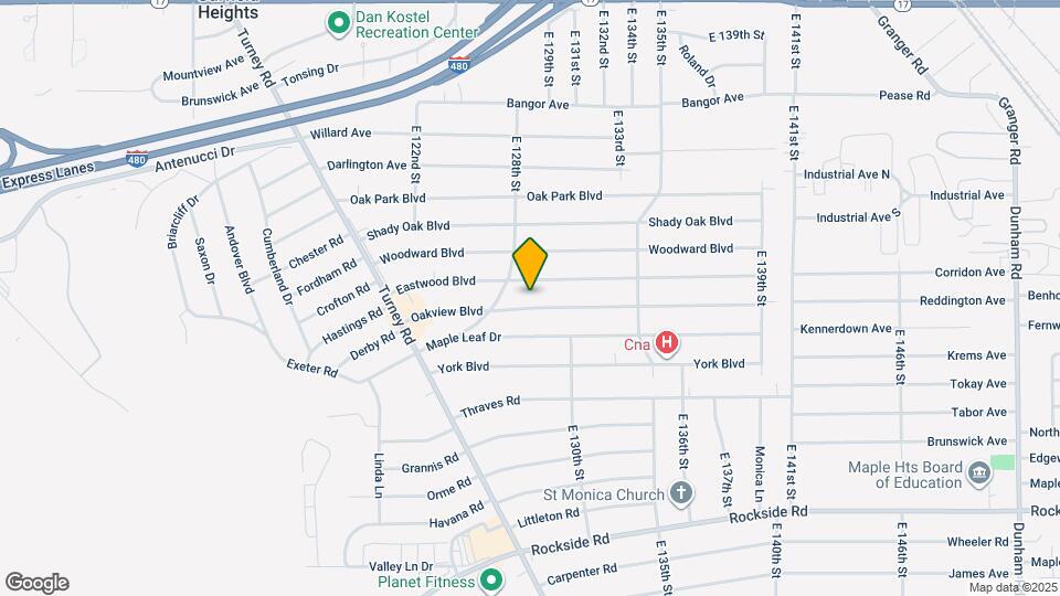 12805 Oakview Blvd Map and Location Details