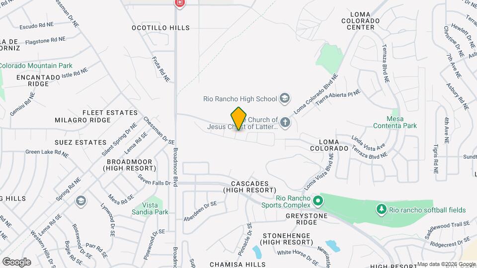 154 Prado Verde Ct NE Map and Location Details