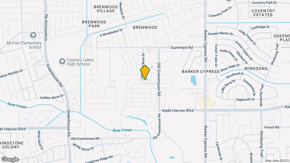 5607 Cobark Creek Trl Map and Location Details
