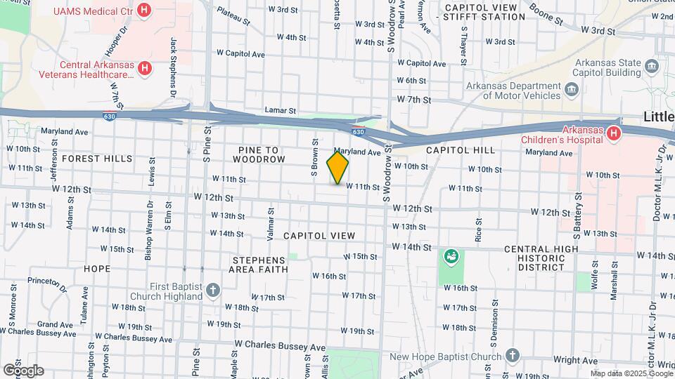 3113 W 11th St Map and Location Details