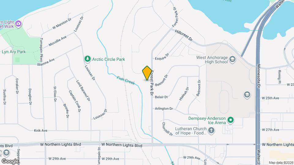 2310 Forest Park Dr, Unit 3 Map and Location Details