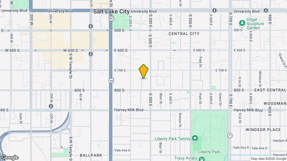 743 S Roberta St, Unit Unit 1 Map and Location Details