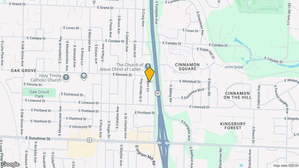 1432 S Lovers Ln Map and Location Details