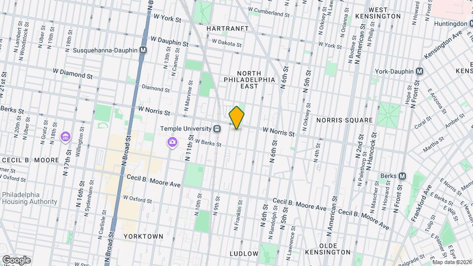 1947 N Darien St Map and Location Details