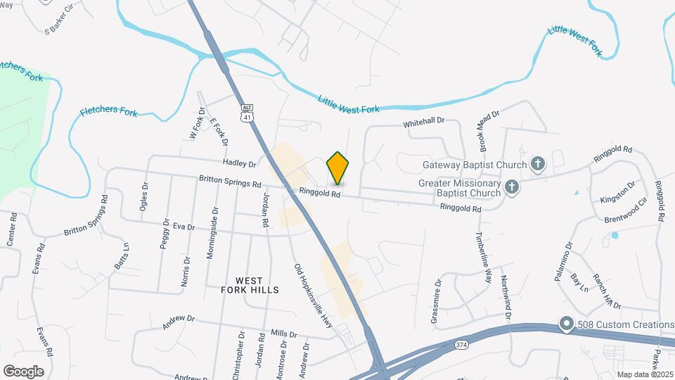 2000 Tynewood Dr Map and Location Details