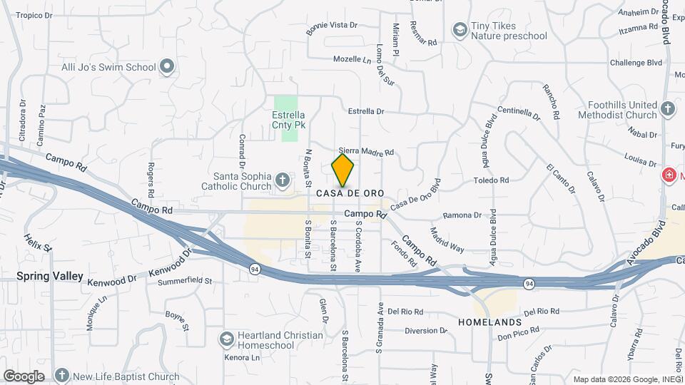 9956 San Juan St Map and Location Details