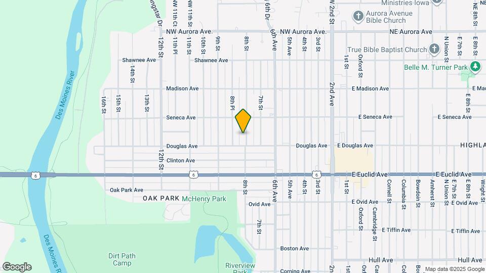 3810 8th St Map and Location Details