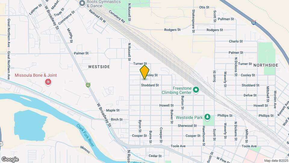 1734 Stoddard St Map and Location Details